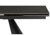 Миниатюра фото керамический стол 180(260)x90 woodville шелтон massa ink gray / черный 621512 | 220svet.ru
