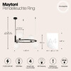 Миниатюра фото подвесная люстра maytoni ring mod013pl-04b | 220svet.ru