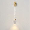 Миниатюра фото настенный светодиодный светильник delight collection mt8847-1w brass | 220svet.ru
