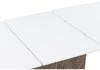 Миниатюра фото стол теон 120 лиственница / пластина белая / белый | 220svet.ru