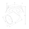 Миниатюра фото встраиваемый светильник elektrostandard spot 25093/led a065456 | 220svet.ru