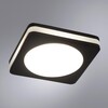 Миниатюра фото встраиваемый светодиодный светильник arte lamp tabit a8432pl-1bk | 220svet.ru