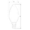 Миниатюра фото лампа светодиодная филаментная elektrostandard ble1409 e14 9w 3300k прозрачная a049062 | 220svet.ru