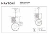 Миниатюра фото подвесной светильник maytoni gelid mod184-pl-01-ch | 220svet.ru