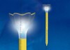 Миниатюра фото светильник на солнечных батареях (10625) uniel promo usl-c-419/pt305 yellow crocus | 220svet.ru