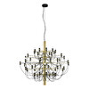 Миниатюра фото подвесная люстра loft it gino 10196/1000 gold | 220svet.ru
