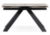 Миниатюра фото керамический стол раскладной woodville гарднер temptation avorio / черный 588027 | 220svet.ru