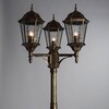 Миниатюра фото садово-парковый светильник arte lamp genova a1207pa-3bn | 220svet.ru