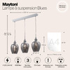 Миниатюра фото подвесной светильник maytoni blues mod033-pl-03-n | 220svet.ru