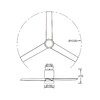 Миниатюра фото потолочная люстра-вентилятор mantra ceramica 9479 | 220svet.ru