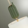 Миниатюра фото подвесной светильник odeon light cactus 5425/1 золотой/зеленый | 220svet.ru