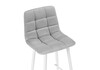 Миниатюра фото барный стул woodville чилли к  светло-серый / белый 537075 | 220svet.ru