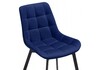 Миниатюра фото стул челси черный / синий | 220svet.ru