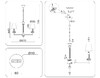 Миниатюра фото потолочная люстра с хрусталем ambrella light heigh light wh  lh71001 | 220svet.ru