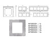 Миниатюра фото рамка 1-постовая ambrella volt alfa platos af330501 | 220svet.ru