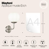 Миниатюра фото бра maytoni erich mod221-wl-01-n | 220svet.ru