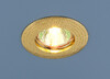 Миниатюра фото встраиваемый светильник elektrostandard 601 mr16 gd золото 4690389011016 | 220svet.ru