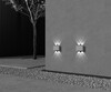Миниатюра фото уличный настенный светодиодный светильник maytoni show o433wl-l4w3k | 220svet.ru