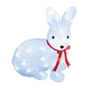 Миниатюра фото фигурка светодиодная «кролик» 32x27см (11032) uniel uld-m2732-040/sta | 220svet.ru