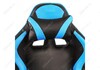 Миниатюра фото стул racer черное / голубое | 220svet.ru