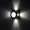 Миниатюра фото уличный настенный светодиодный светильник de markt меркурий 807022801 | 220svet.ru