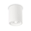 Миниатюра фото потолочный светильник ideal lux oak pl1 round bianco | 220svet.ru