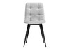 Миниатюра фото стул woodville чилли к светло-серый / черный 502073 | 220svet.ru