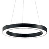 Миниатюра фото подвесной светодиодный светильник ideal lux oracle d60 round nero | 220svet.ru