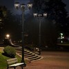 Миниатюра фото садово-парковый светильник reluce 08303-0.7-001sj 2,2m bkg | 220svet.ru