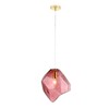 Миниатюра фото подвесной светильник crystal lux nuestro sp1 gold/pink | 220svet.ru