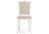 Миниатюра фото стул деревянный луиджи белый / бежевый | 220svet.ru