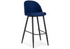 Миниатюра фото барный стул woodville сондре темно-синий / черный 504192 | 220svet.ru