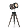 Миниатюра фото настольная лампа ideal lux torchio pt1 small wood | 220svet.ru