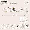 Миниатюра фото потолочная люстра maytoni nostalgia mod048cl-06g | 220svet.ru