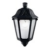 Миниатюра фото уличный настенный светильник ideal lux anna ap1 small nero | 220svet.ru