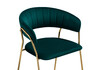 Миниатюра фото стул woodville kamelia 1 green / gold 15472 | 220svet.ru