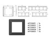 Миниатюра фото рамка 1-постовая ambrella volt alfa line af110801 | 220svet.ru