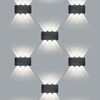 Миниатюра фото уличный настенный светодиодный светильник feron dh101 06310 | 220svet.ru
