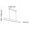 Миниатюра фото подвесной светодиодный светильник maytoni step p010pl-l30w4k | 220svet.ru