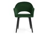 Миниатюра фото стул апри neo confetti deep forest темно-зеленый / черный глянец | 220svet.ru