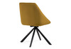Миниатюра фото стул на металлокаркасе крутящийся woodville окленд горчичный / черный 584288 | 220svet.ru