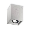Миниатюра фото потолочный светильник ideal lux oak pl1 square cemento | 220svet.ru