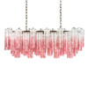 Миниатюра фото подвесная люстра loft it murano 10580/1000r clear pink | 220svet.ru