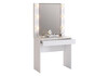 Миниатюра фото туалетный столик woodville гламур белый глянец 310505 | 220svet.ru