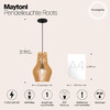 Миниатюра фото подвесной светильник maytoni roots mod191pl-01w | 220svet.ru