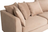 Миниатюра фото диван трехместный раскладной бежевый garda decor gd-roberto-3m-1 | 220svet.ru