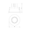 Миниатюра фото встраиваемый светодиодный светильник elektrostandard 25096/led a066135 | 220svet.ru