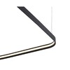 Миниатюра фото подвесной светодиодный светильник italline it013-6024 black 3000k | 220svet.ru