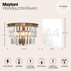 Миниатюра фото настенный светильник maytoni revero mod085wl-01bs | 220svet.ru