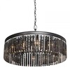 Миниатюра фото подвесная люстра imperium loft rh rhys smok glass prism round chandelier 80 40.3278-2 156514-22 | 220svet.ru